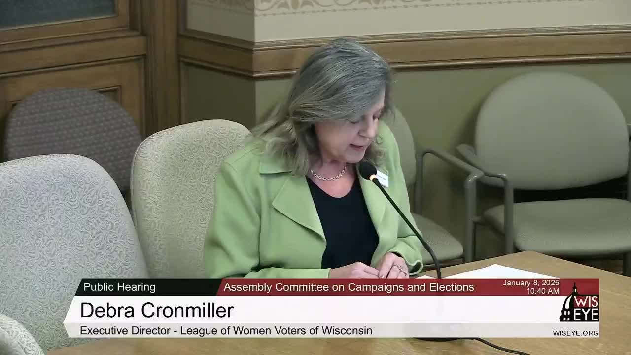 Wisconsin lawmakers clash over voter ID laws and election funding priorities