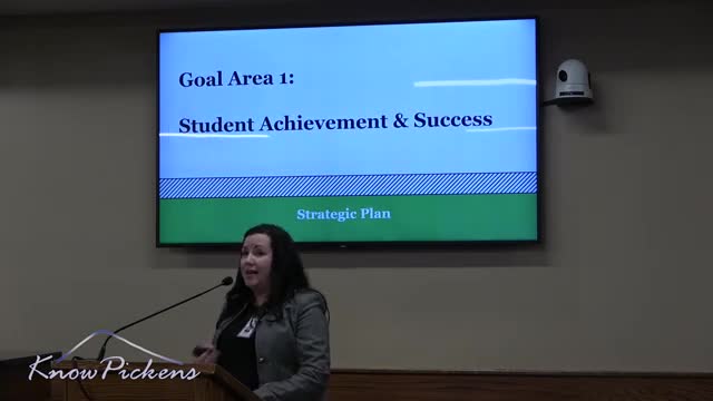 Pickens County board hears early‑literacy report showing midyear gains after DIBELS adoption