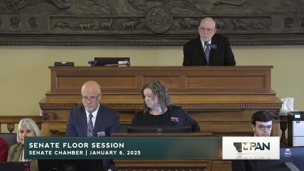 Regier elected Montana Senate president by acclamation; presidential appointments confirmed