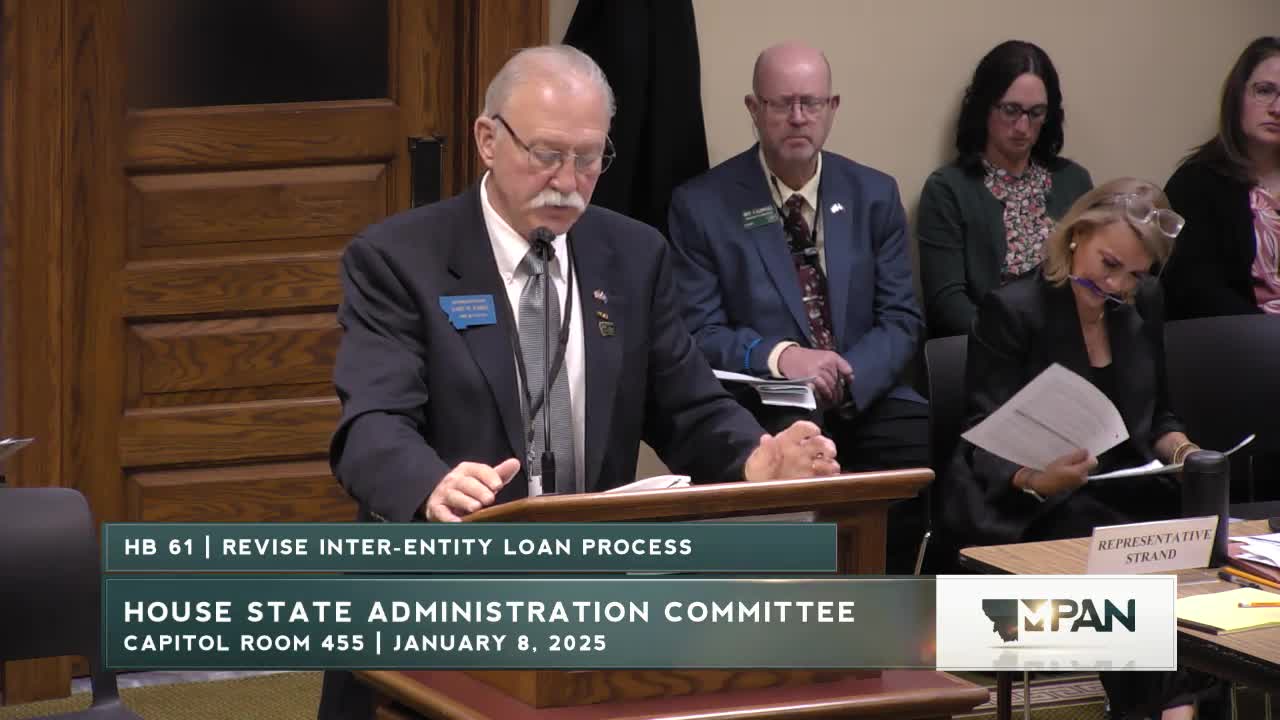 Bill to simplify interentity loan paperwork for federal reimbursements wins agency support