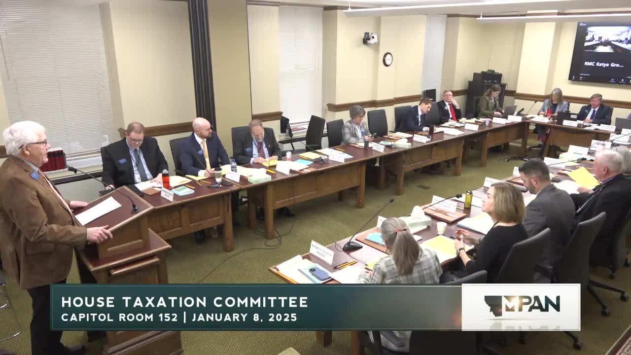 Panel reviews bill to stop double‑claiming infrastructure fee as credit and deduction