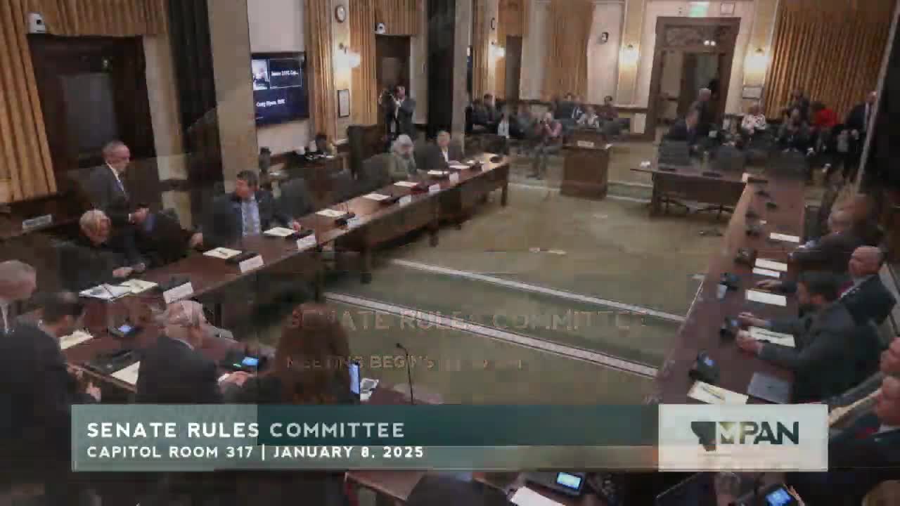 Senate rules resolution amended to remove executive-branch review committee; SR 1 passes 10-8