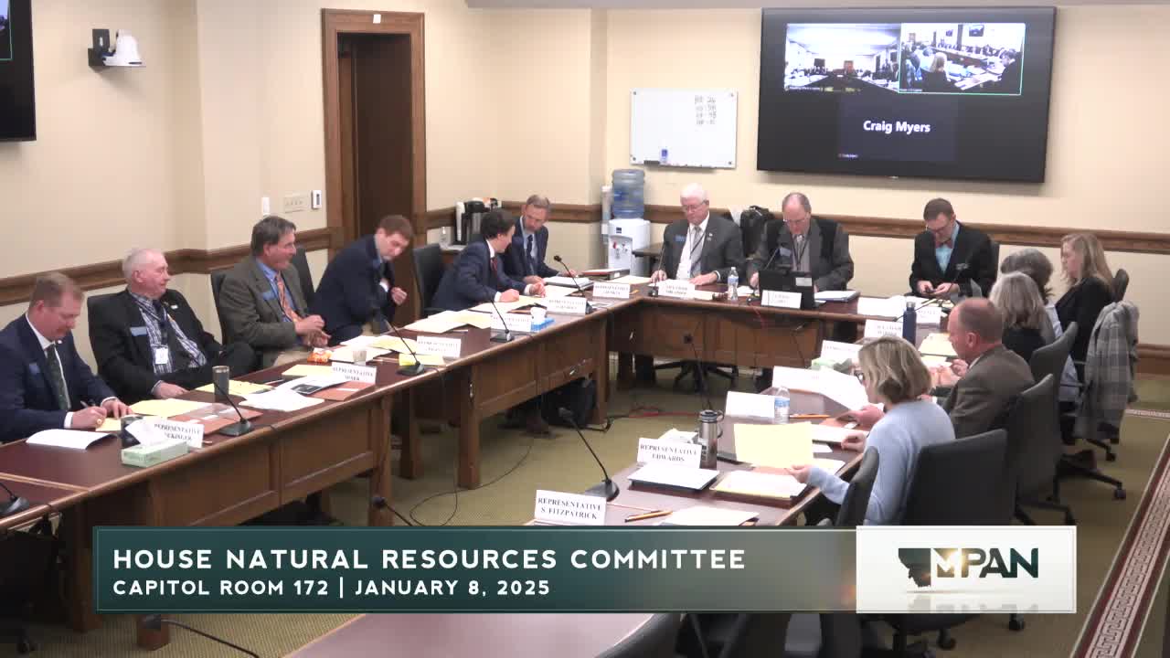 Montana House Natural Resources committee adopts proxy rules, outlines committee procedures