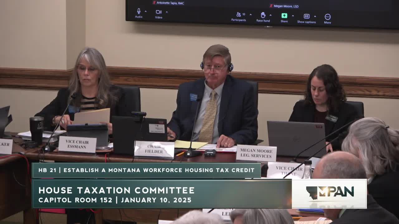 House Taxation Committee hears bill to create state workforce housing tax credit