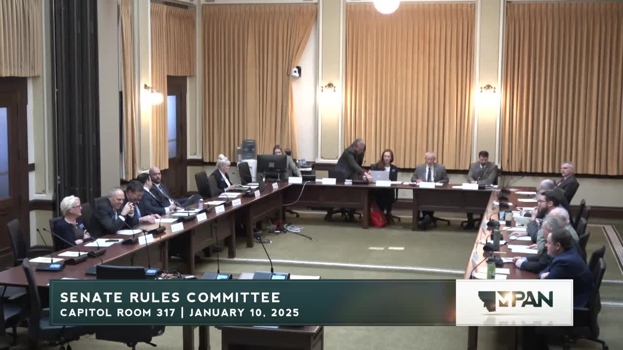 Senate Rules committee advances joint resolution clarifying when a bill is “identical”; debate on media floor access