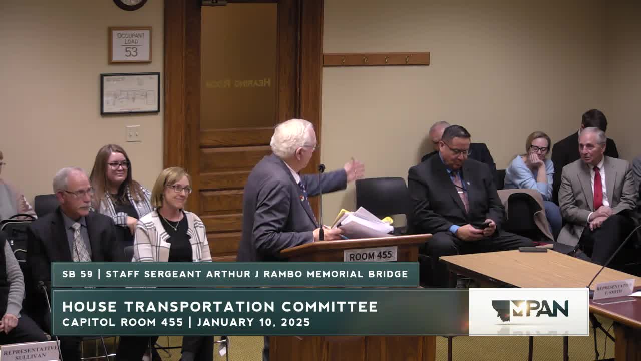 Senate committee honors Sergeant Arthur Rambo with posthumous Silver Star for Vietnam bravery