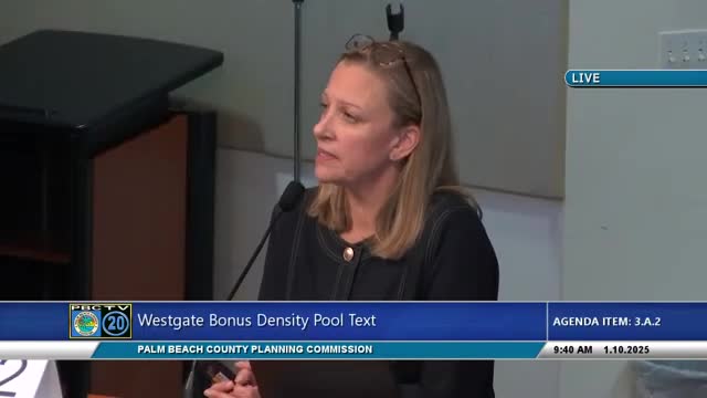 Planning Commission denies land‑use change for West End Crossing at Northlake Boulevard and Seminole Pratt Whitney Road