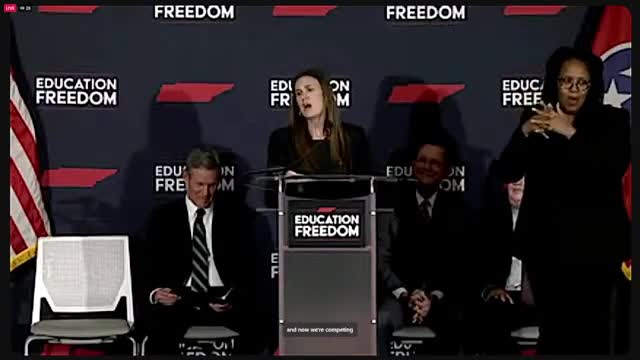 Arkansas Governor promotes education freedom as Tennessee joins conservative education revolution
