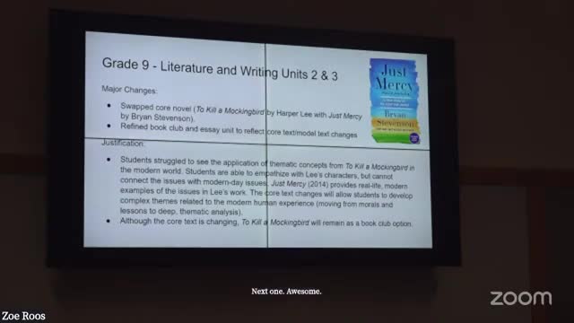 High School English Department replaces To Kill a Mockingbird with Just Mercy for relevance