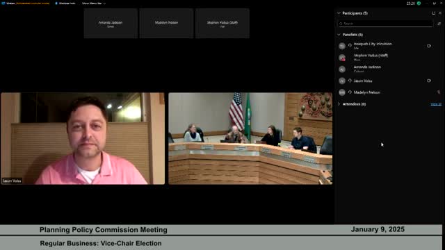 Jesse Patterson elected vice chair of Issaquah Planning Policy Commission