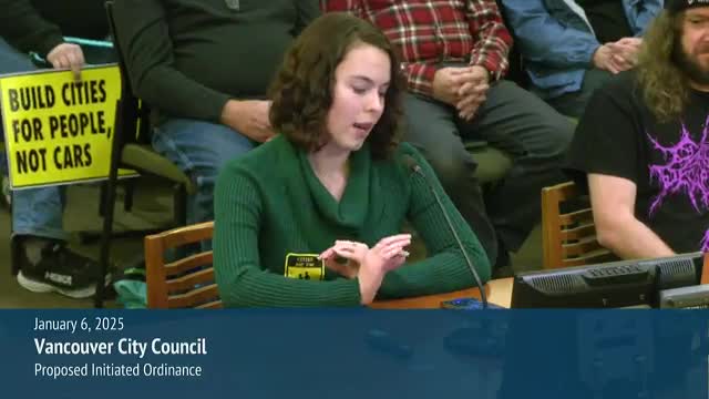 Vancouver residents urge city council to reject anti-transit ballot initiative for safer infrastructure