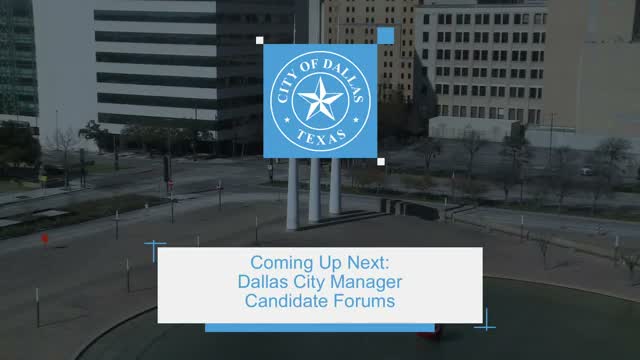 Dallas community meets three finalists for city manager at Frist Recreation Center