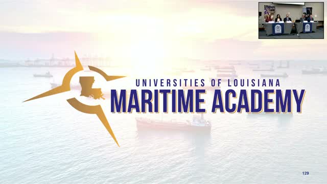 Board approves maritime degree proposal at Nicholls and several new academic programs; system outlines statewide maritime academy plan