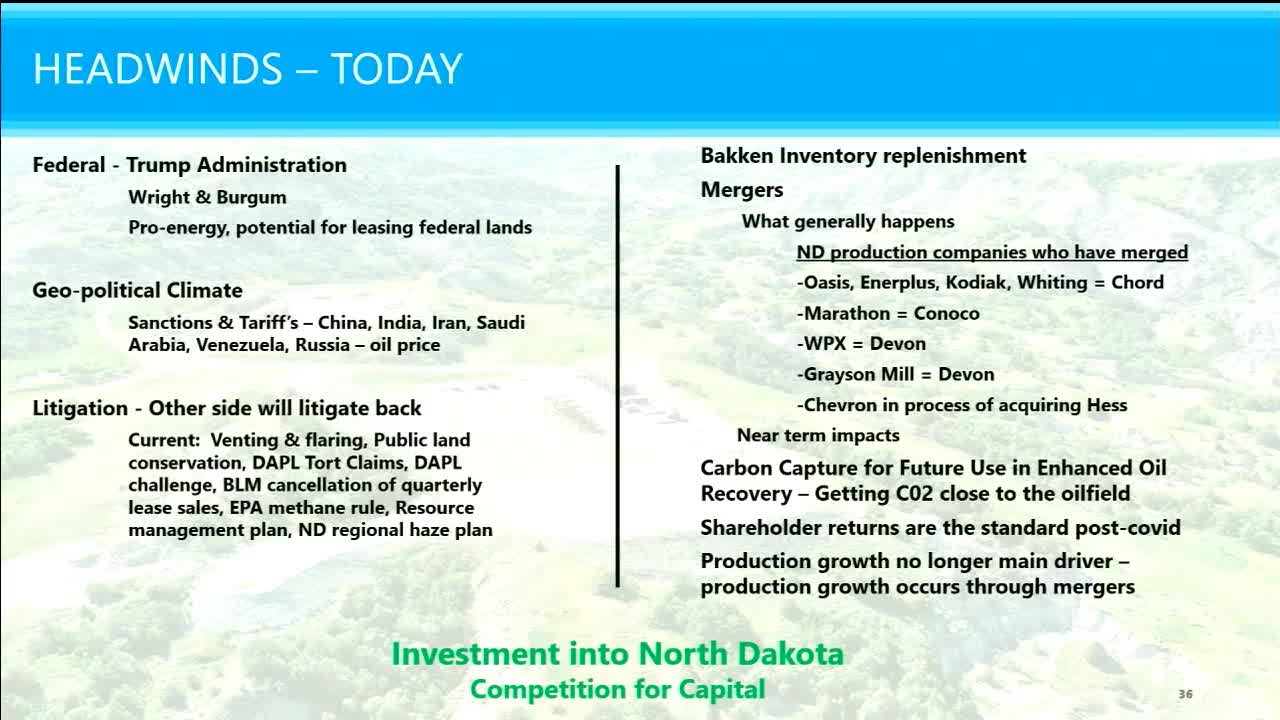 New DMR director outlines steady Bakken production, high gas capture and progress on critical‑minerals sampling