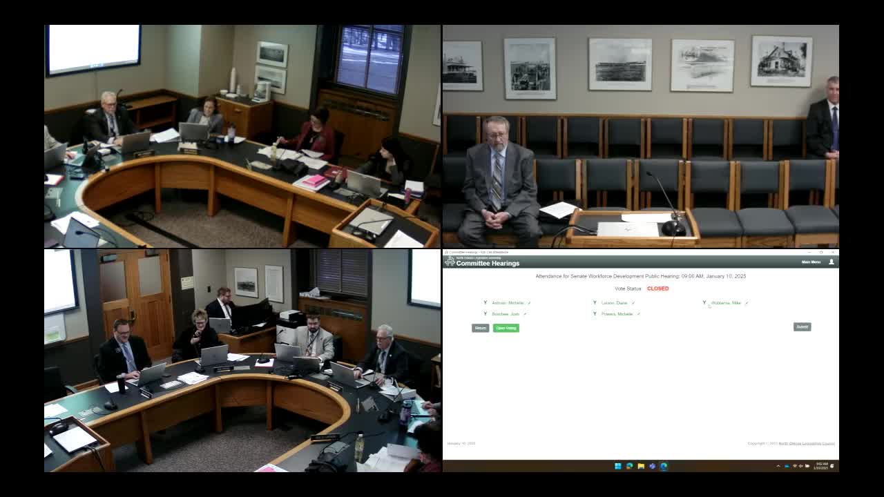 Senate workforce committee gives do-pass to bill moving water well board operations to administrative rules