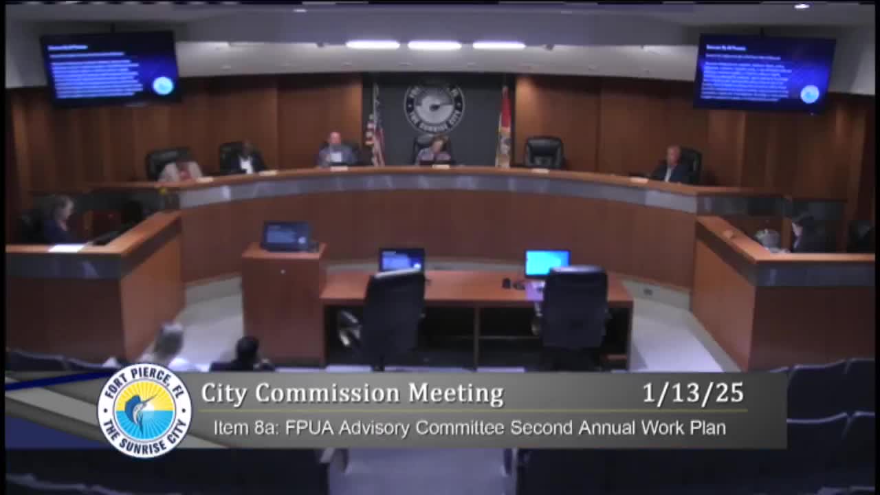 Utility advisory committee presents second annual work plan highlighting workforce outreach, rebates and wastewater project