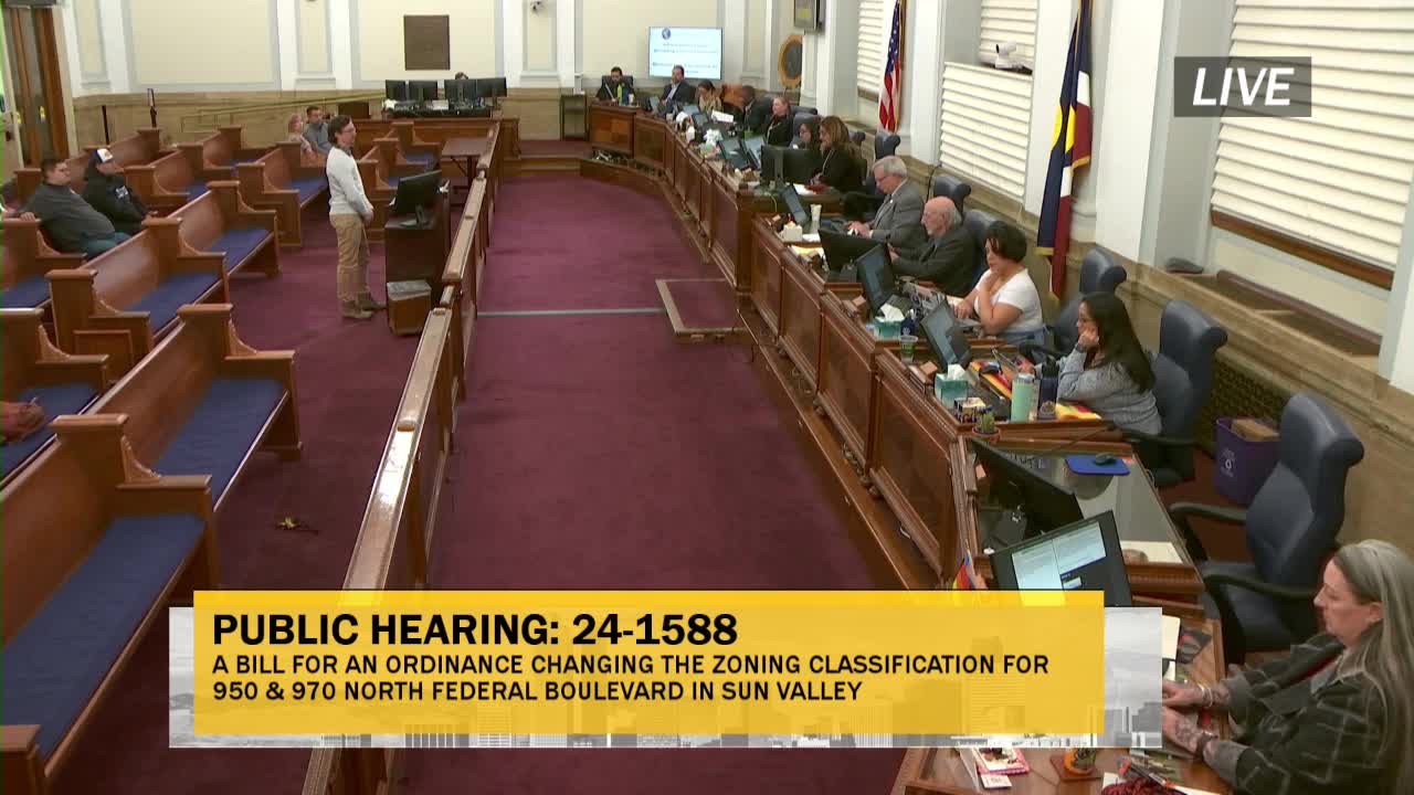 Council approves rezoning for 95970 North Federal Boulevard in Sun Valley to allow denser mixed‑use development