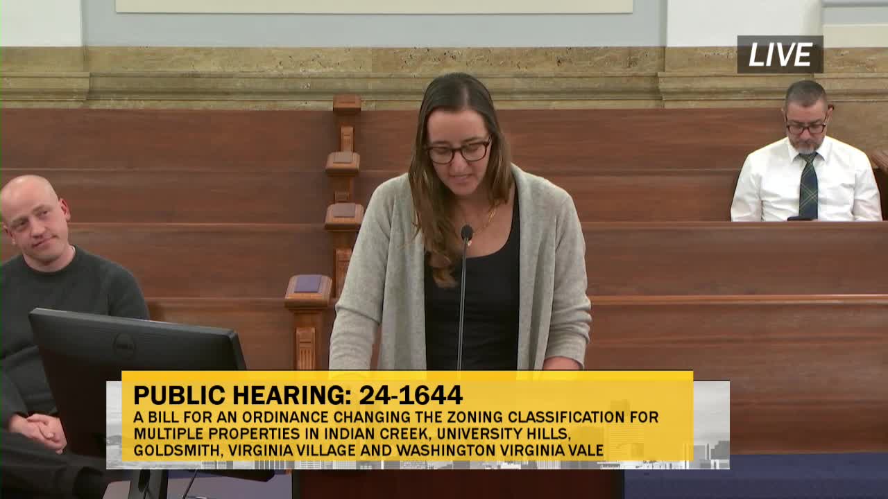 Council adopts legislative rezoning for near‑southeast neighborhoods after amendments, moving dozens of parcels from former Chapter 59 into Denver zoning code
