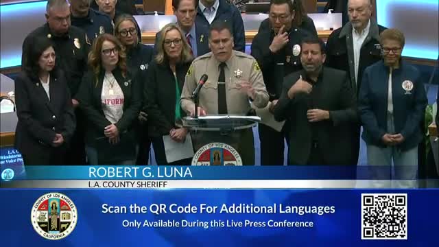 LA County officials report 21 confirmed deaths and 34 arrests amid ongoing fire crisis