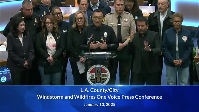 Los Angeles officials launch crackdown on looting and price gouging amid wildfire crisis