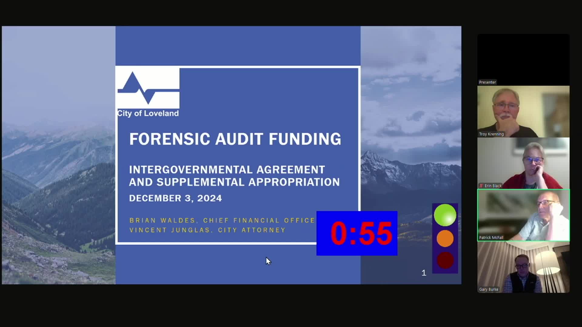Loveland City Council approves $250K forensic audit funding amid trust and accountability concerns