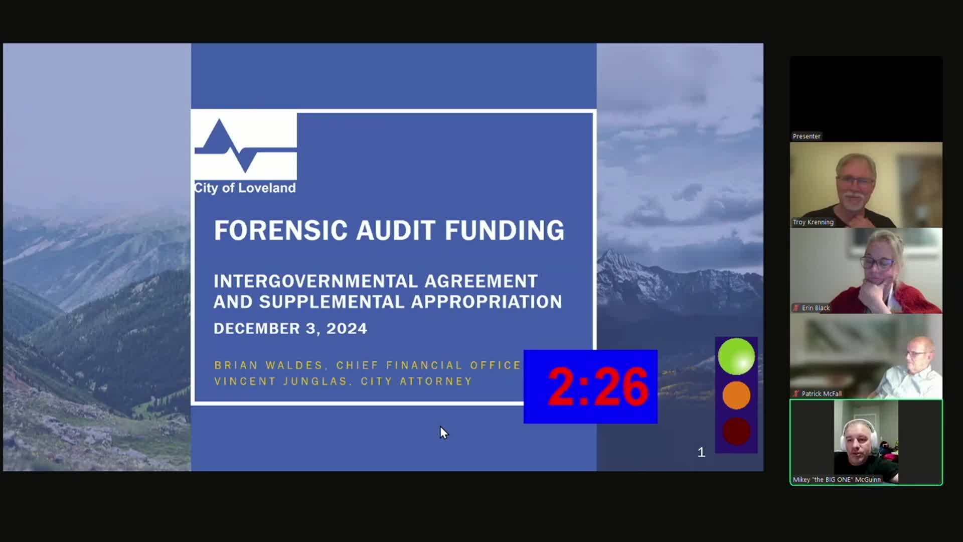 Loveland City Council debates $250K forensic audit amid accusations of financial mismanagement