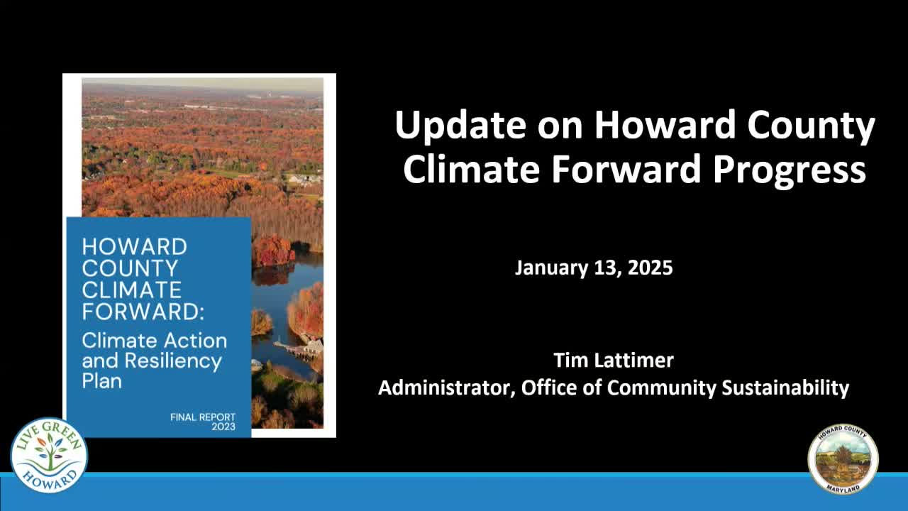Howard County addresses climate crisis as 2024 marks hottest year on record