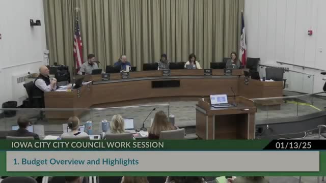 Iowa City staff outline FY26 budget as property tax backfills fade; 1% utility fee proposed to sustain fare-free transit