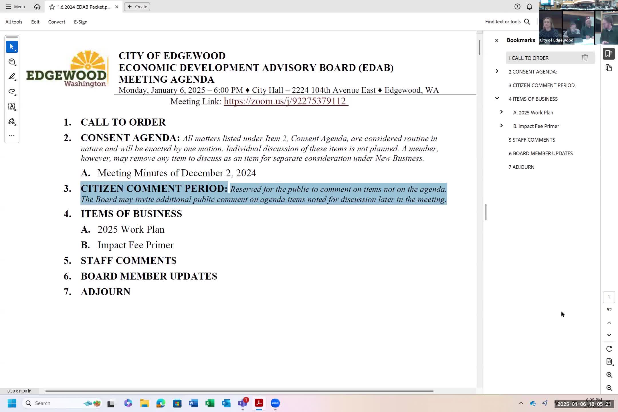 Edgewood advisory panel narrows 2025 priorities; zoning, drainage and land aggregation emerge as constraints