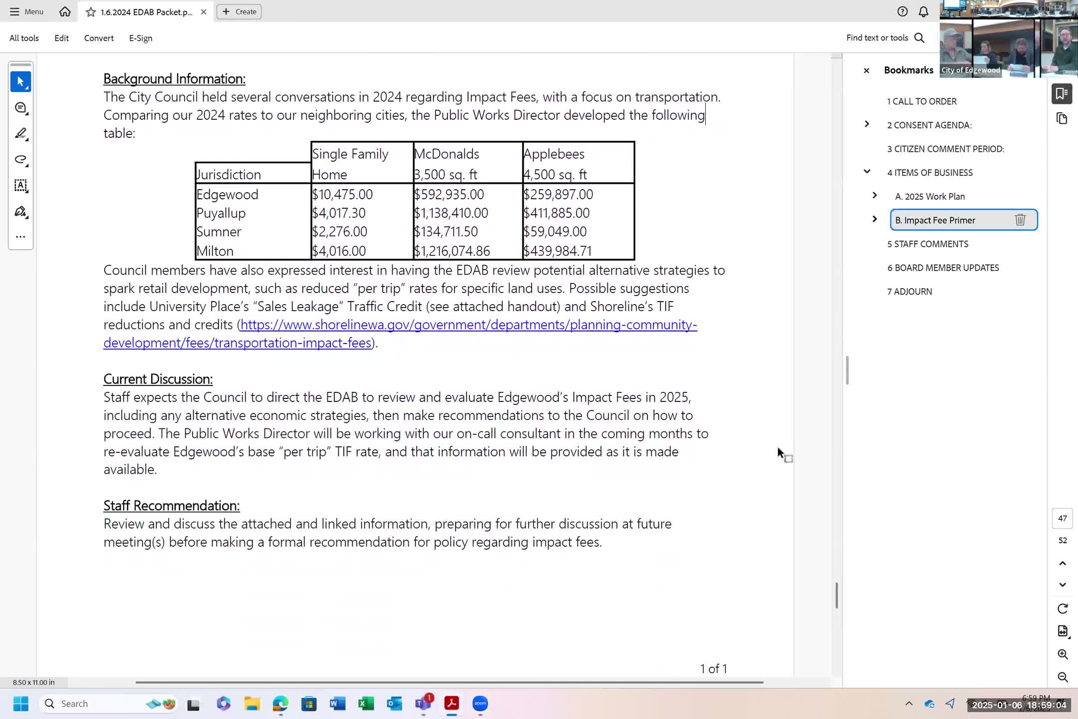 Edgewood advisory panel weighs traffic impact fee changes to attract small businesses