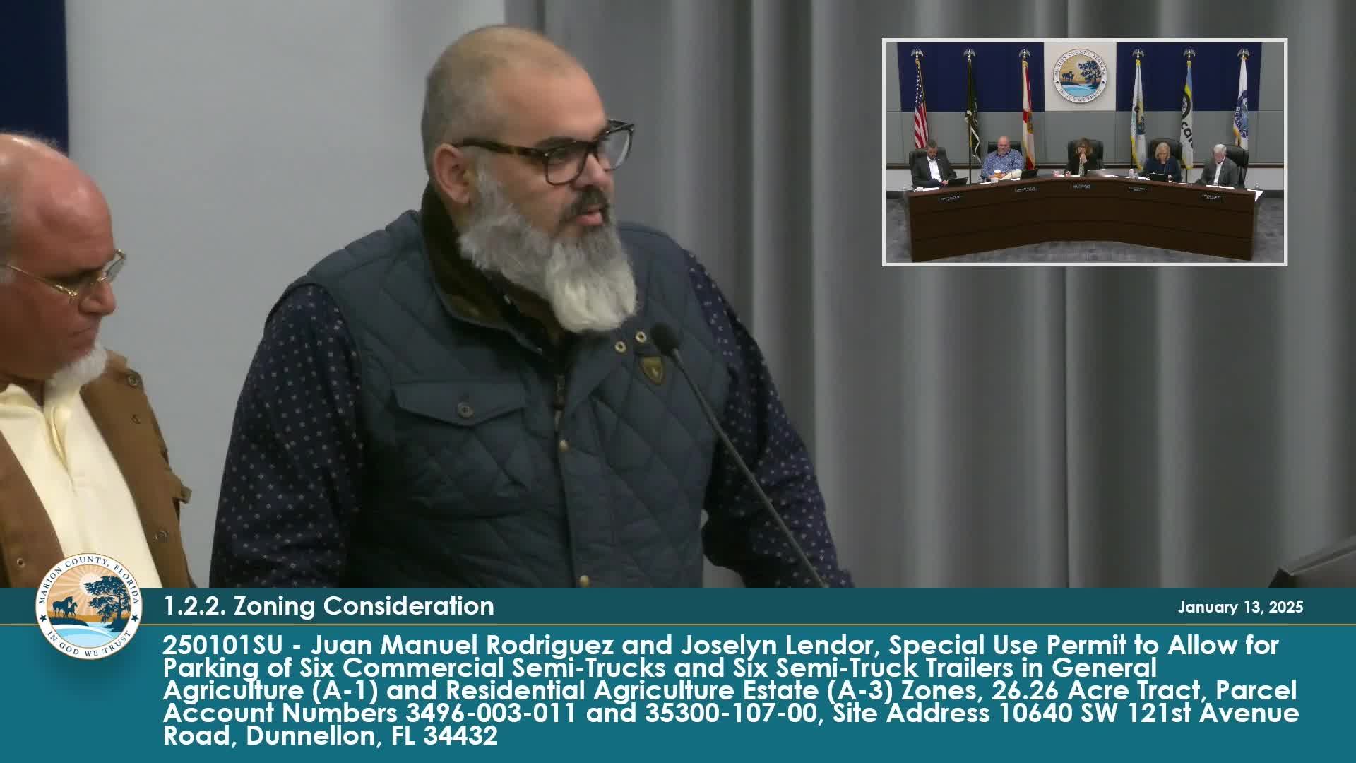 Neighbors raise concerns over drone surveillance as new cattle operation seeks parking approval