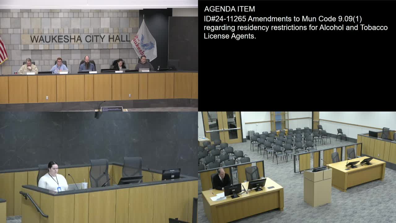 Committee recommends changing residency requirement for alcohol-license agents to 25-mile radius from City Hall