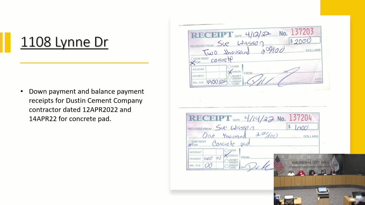 Board orders gazebo moved after denying variance at 1823 Sycamore Drive