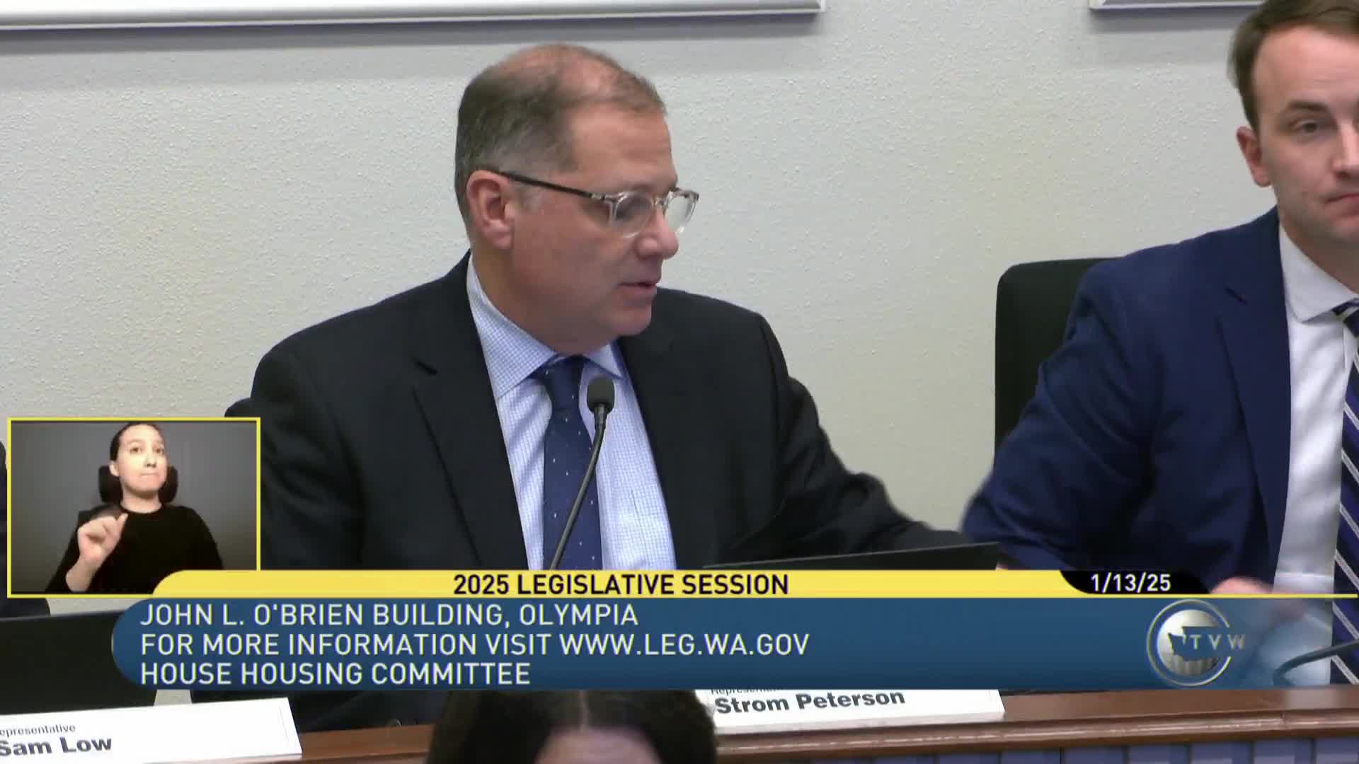 Committee hears House Bill 1003 on certified-mail service of unlawful-detainer notices, sponsor says bill eases process