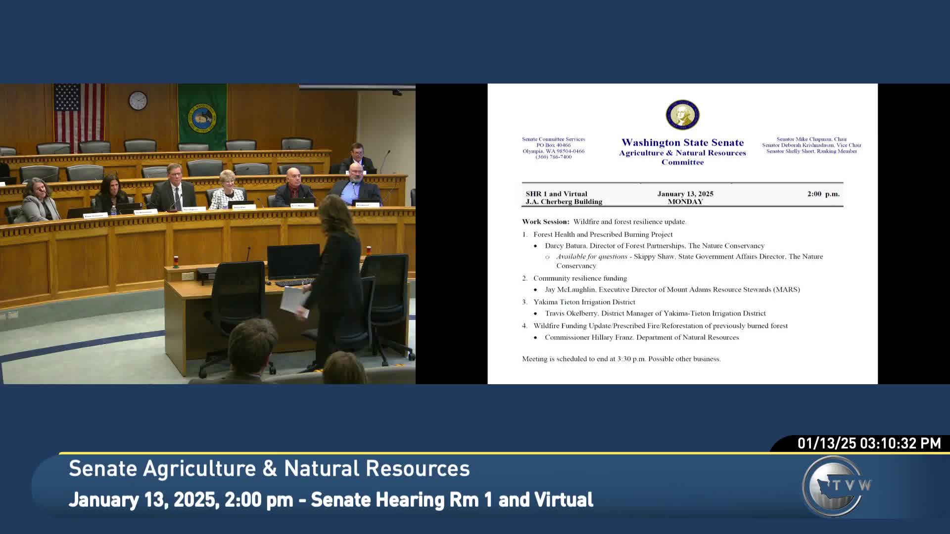 Washington DNR commissioner urges continued investment in wildfire response, restoration and community resilience