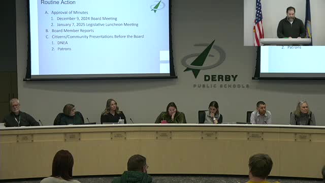 Derby Board of Education names Robin Pearman president; vice president nominations approved