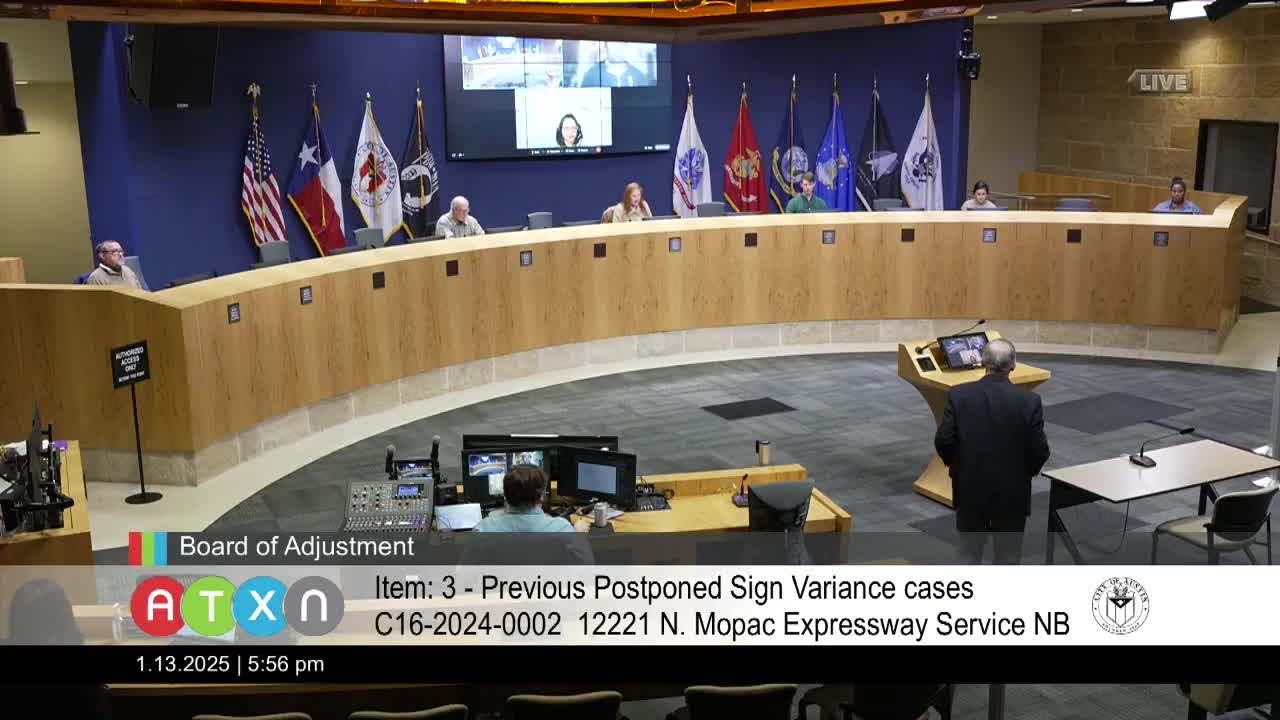 Board of Adjustment approves sign variances to improve wayfinding at North Austin Medical Center