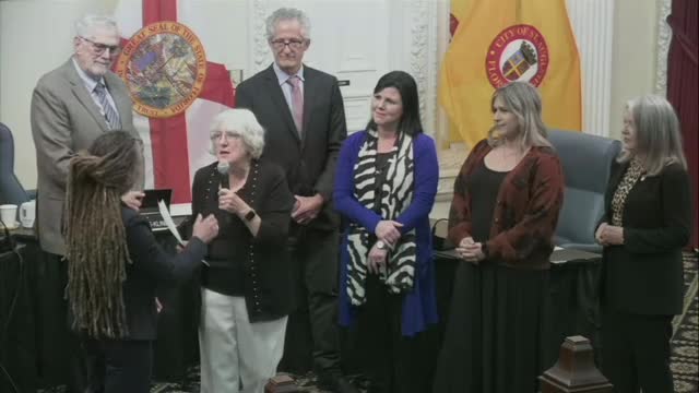 St Augustine bids farewell to inaugural Poet Laureate Norma Sherry in heartfelt ceremony