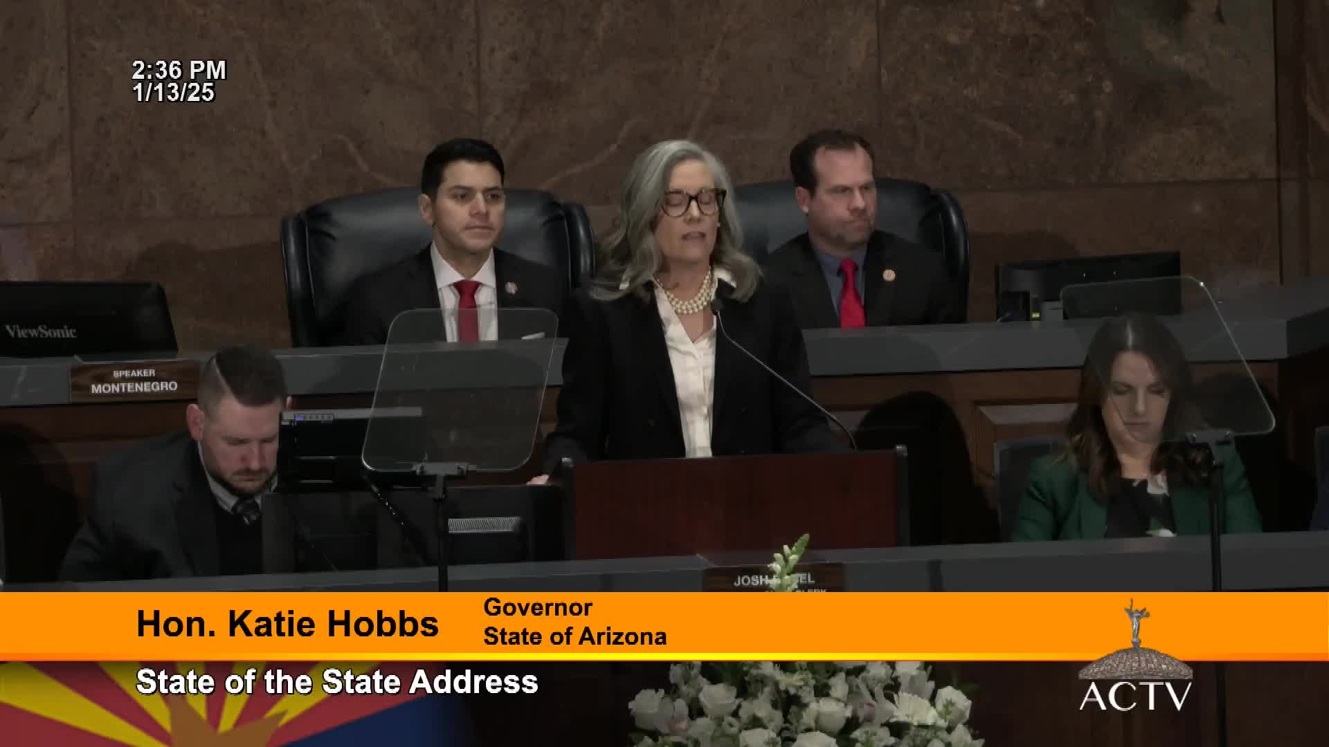 Hobbs emphasizes border security, drug seizures and public-safety pay raises in address