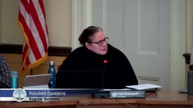 Residents urge more senior tax relief, Forest Road sidewalks; condominium owner raises shared water-meter dispute