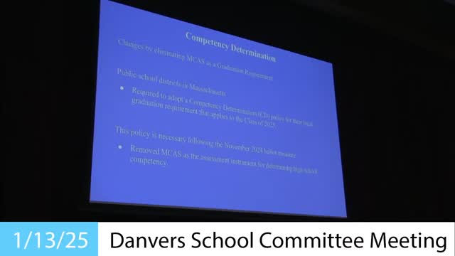 With MCAS no longer a graduation requirement, Danvers to draft local competency-determination policy