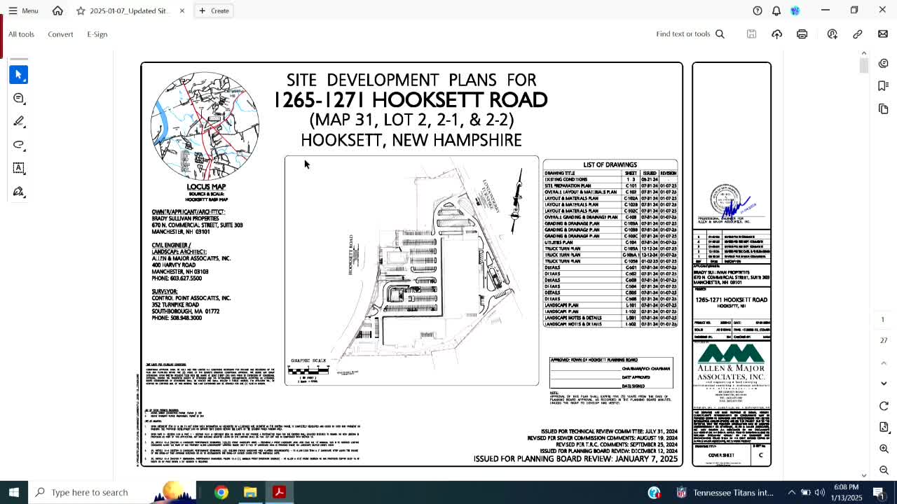 Hooksett Planning Board approves Brady Sullivan site plan with waivers for frontage setbacks and landscaping
