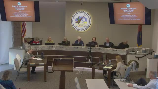 Planning and Zoning Commission approves variance allowing patio cover closer to property line at 1116 Ocotillo Circle