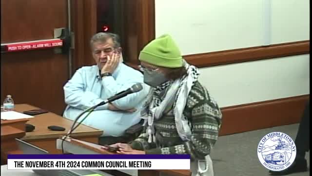 Middletown residents demand ceasefire and arms embargo amid Gaza humanitarian crisis