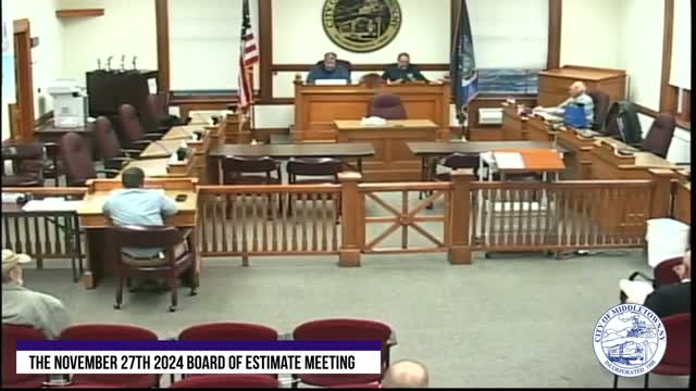 Middletown authorizes design proposal for raw water main replacement amid challenging terrain