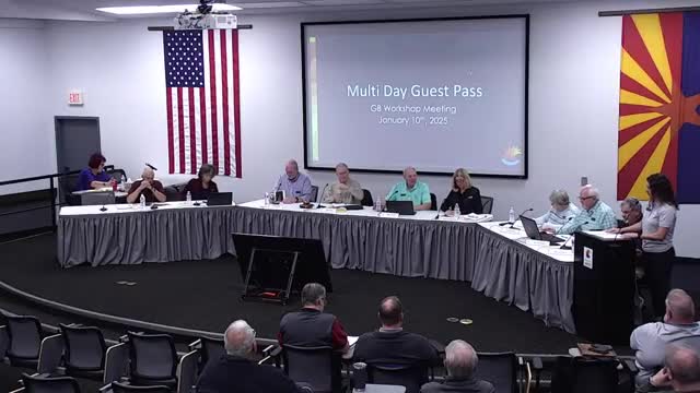 Board backs wristbands, will vote on multi‑day guest‑pass options at regular meeting