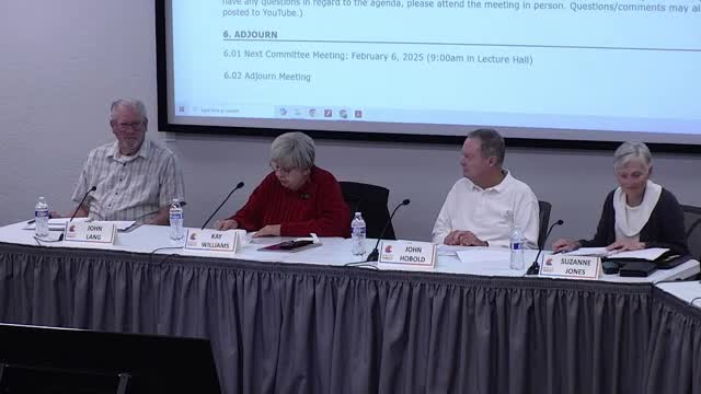 Properties committee reviews proposed FY 2526 capital budget, highlights $5.49 million in projects and several facility repairs