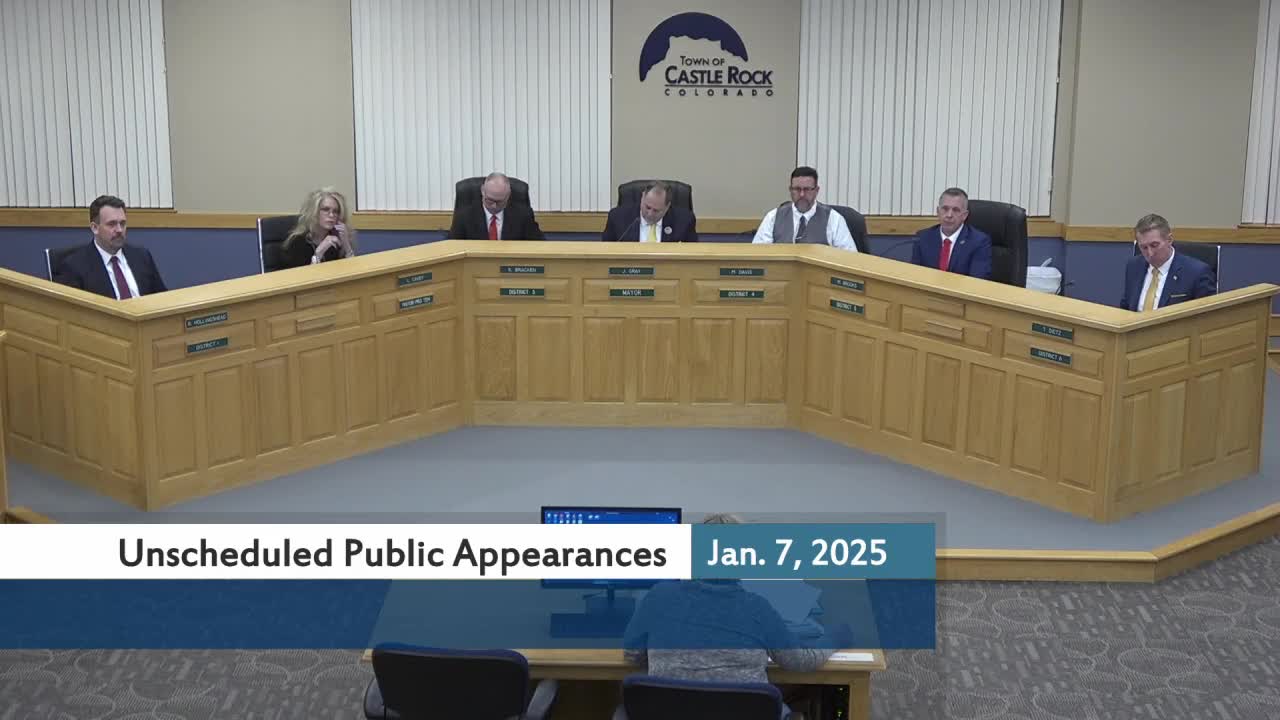 Castle Rock Council faces $1 billion bond controversy impacting local taxes and services