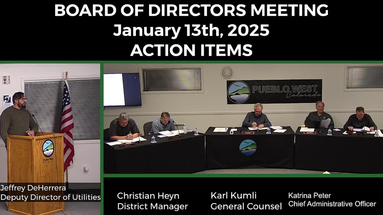 Board approves SEH to design additional potable water tanks; staff say tanks could be phased and looping mains may reduce need