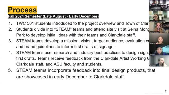ASU students unveil innovative park designs in collaboration with Clarkdale community